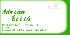 adrian bilik business card